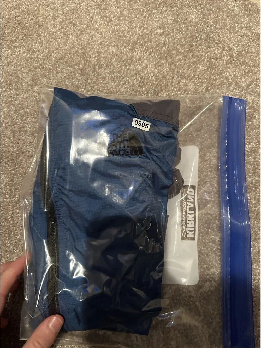 The North Face Goretex Jacket Mens Small Activent Blue Hiking Outdoor Gorpcore